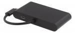 USB-C dockningsstation med HDMI, RJ45, 1xUSB A, USB-C PD, 3,5mm, svart