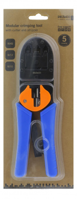 Modularverktyg för 4/6/8-pin med avbitare/avskalare