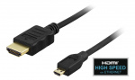 Deltaco HDMI till micro HDMI-kabel, 1 meter (HDMI-1013) Deltaco HDMI till micro HDMI-kabel, 1 meter (HDMI-1013)