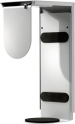 Plain, datorhållare för montering under bord, silver