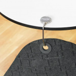 Matting StandUp Hook, krok för StandUp matta, silver