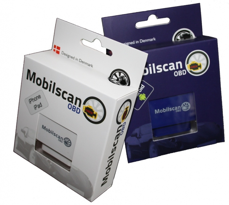 Mobilscan iphone OBD adapter, wifi, fe til bil