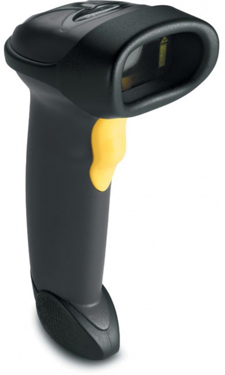 LS2208 1D laser scanner black keyboard wedge kit with stand