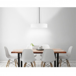 Smartwares Taklampa Textil Ø50cm Vit