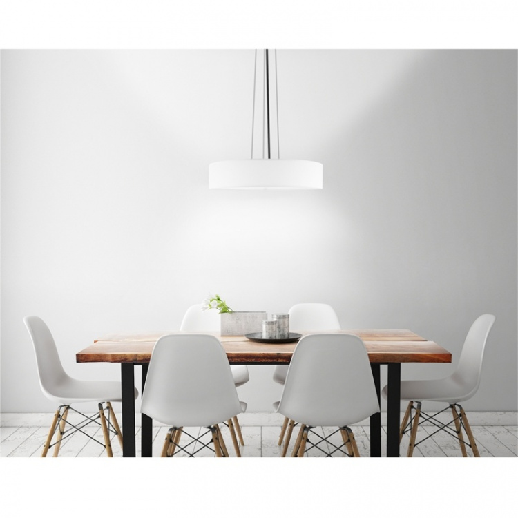 Smartwares Taklampa Textil Ø50cm Vit