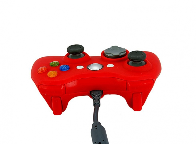 Handkontroll till Xbox 360 (Röd)
