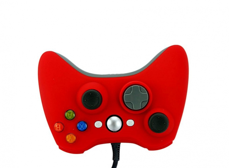 Handkontroll till Xbox 360 (Röd)