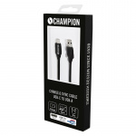 Champion USB-A till USB-C Kabel 3m Svart
