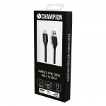 Champion USB-A till USB-C Kabel 3m Svart