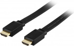 Flat HDMI-kabel med stöd för 3D 5m (HDMI-1050F)