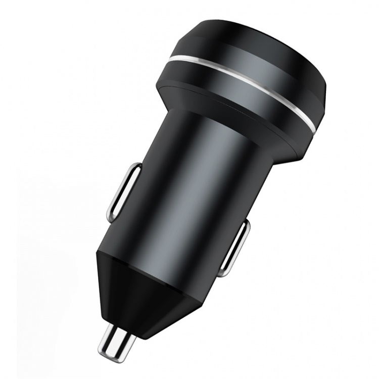 Champion Billaddare 24W 2-Port Svart Champion Billaddare 24W 2-Port Svart