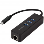 LogiLink USB-C 3-Port Hub Gigabit RJ45 LogiLink USB-C 3-Port Hub Gigabit RJ45