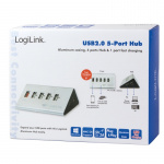 LogiLink USB 2.0-hub 4+1 fast charge LogiLink USB 2.0-hub 4+1 fast charge