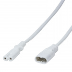 LogiLink Apparatkabel förlängning C7 2m Vit