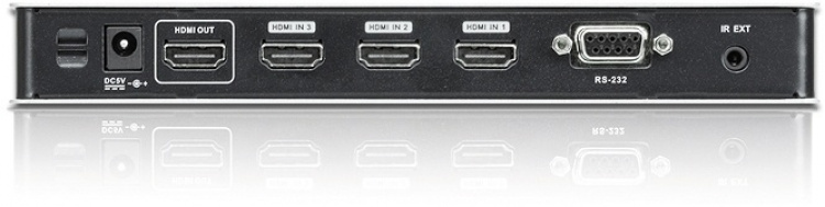 ATEN VS481B, HDMI-switch, 4 ingångar - 1 utgång, UHD/4K, silver ATEN VS481B, HDMI-switch, 4 ingångar - 1 utgång, UHD/4K, silver