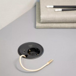 Powerdot - El, 2×USB-laddare, genomföringshål