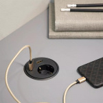 Powerdot Satellit PD13 - satellit, 1x CEE 7/4, HDMI, USB, svart