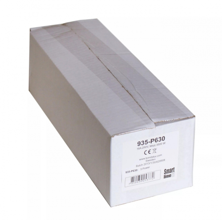 SmartLine PopUp grenuttag, 3xCEE 7/4, 1,5m kabel, svart/silver SmartLine PopUp grenuttag, 3xCEE 7/4, 1,5m kabel, svart/silver