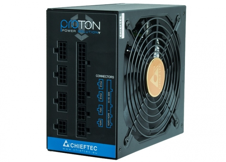 CHIEFTEC PSU-665 Proton-Serien Nätaggregat, 600W, 80+ Bronze, svart