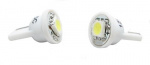 LED Positionsljus, Sockel W5W, 1-LED (2-Pack) Vit