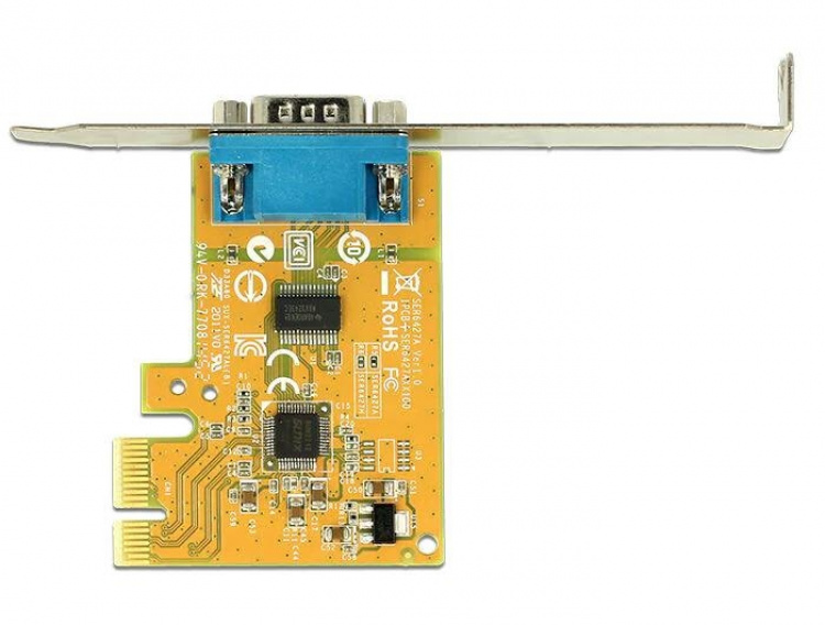 DeLOCK PCI-Express kontrollerkort, 1xRS-232 hane, SUN2212 Chipset