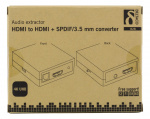 DELTACO HDMI - HDMI +SPDIF/3,5mm omvandlare, Ultra HD 30Hz, svart DELTACO HDMI - HDMI +SPDIF/3,5mm omvandlare, Ultra HD 30Hz, svart
