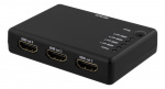 DELTACO HDMI splitter, 1x HDMI in, 4x HDMI ut, 6,75 Gbit/s, svart DELTACO HDMI splitter, 1x HDMI in, 4x HDMI ut, 6,75 Gbit/s, svart