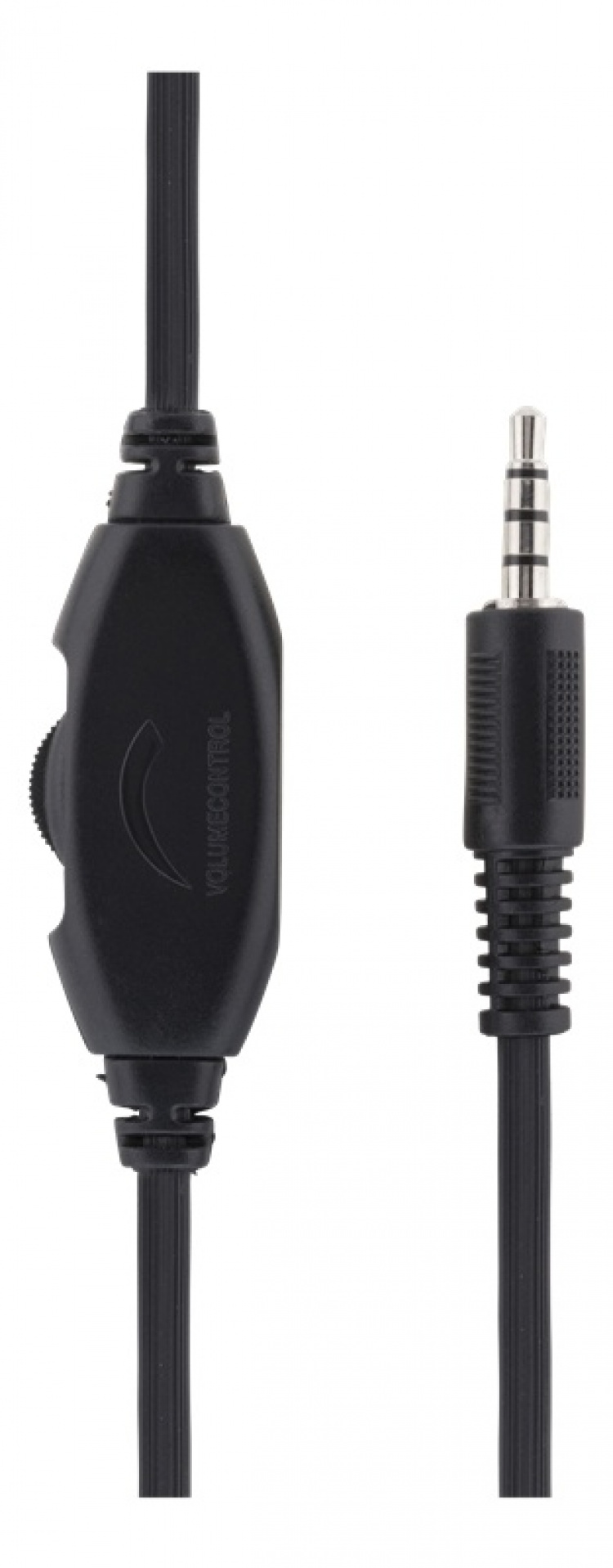 DELTACO over-ear headset med volymkontroll, 4-polig 3,5mm, svart DELTACO over-ear headset med volymkontroll, 4-polig 3,5mm, svart