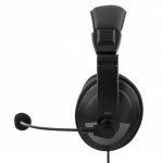 DELTACO USB stereo headset, 40 mm element, 32 ohm, 20Hz-20kHz, svart DELTACO USB stereo headset, 40 mm element, 32 ohm, 20Hz-20kHz, svart