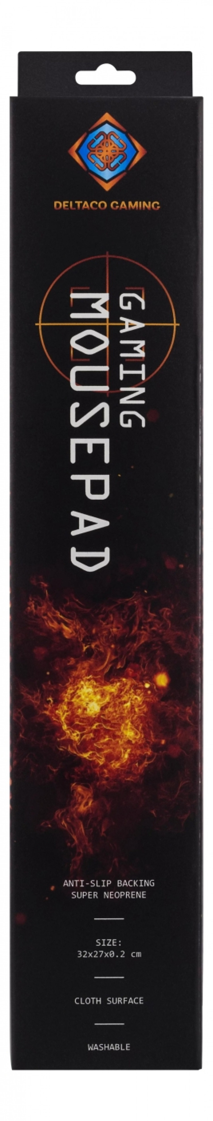 DELTACO GAMING musmatta i neopren, 2mm tunn, svart DELTACO GAMING musmatta i neopren, 2mm tunn, svart