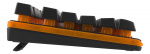 DELTACO GAMING tangentbord med membranbrytare, nordisk layout, orange belysning