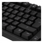 DELTACO GAMING tangentbord med röda brytare, RGB, svart
