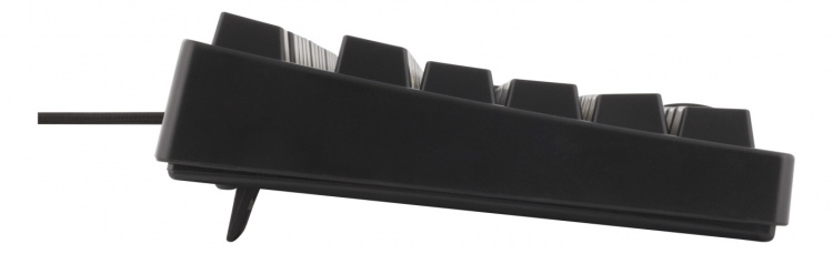 DELTACO GAMING tangentbord med röda brytare, RGB, svart