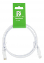 EPZI U/UTP Cat6 patchkabel, CCA, 1m, 250MHz, vit