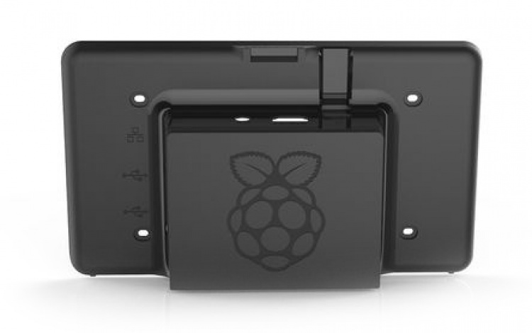 Raspberry Pi case för den officiella Raspberry Pi touchskärmen, svart
