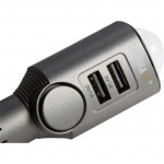 Technaxx Car Alarm + Car charger black