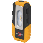 Brennenstuhl LED batteri handlampa HL DA 40 MH / robust batteri arbetslampa med strömbrytare och integrerad magnet 100 lm svart