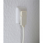 Strömförlängningskabel 2 m H05VV-F 3G1.5 IP20 Vit