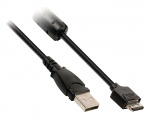 Valueline USB 2.0-kabel USB A hane - Canon 12-stifts hankontakt 2.00 m Svart