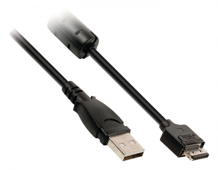 Valueline USB 2.0-kabel USB A hane - Canon 12-stifts hankontakt 2.00 m Svart
