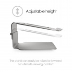 Desire2 Laptopställ Riser Elevator Justerbar Universal Silver Desire2 Laptopställ Riser Elevator Justerbar Universal Silver