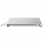 Desire2 Monitorställ Riser Universal 3x USB-A, 1x Type-C, Silver