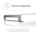 Desire2 Monitorställ Riser Universal Silver