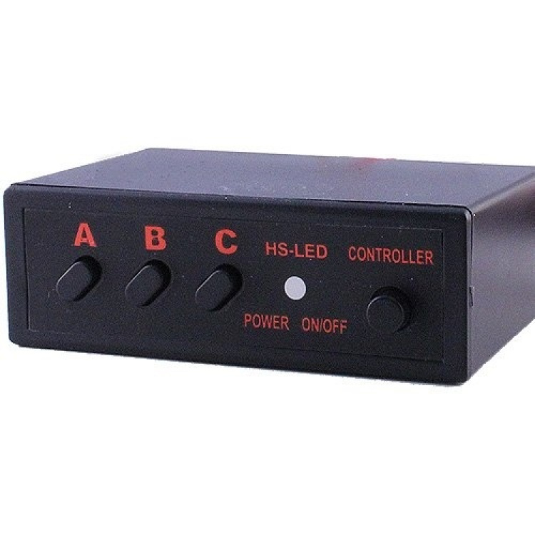 Blixtljus med 6st blixtar, Röd/Blå