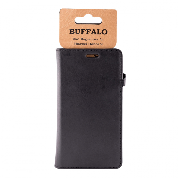 Buffalo Mobilfodral 3 Kortfack Svart - Huawei Honor 9 Buffalo Mobilfodral 3 Kortfack Svart - Huawei Honor 9