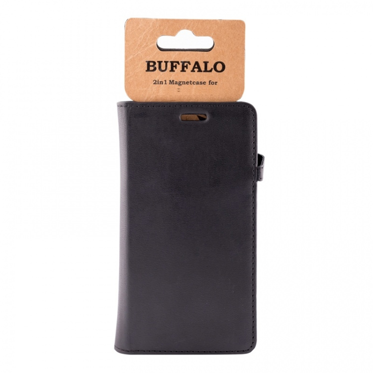 Buffalo Mobilfodral 3 Kortfack Svart - Huawei Honor 9 Lite Buffalo Mobilfodral 3 Kortfack Svart - Huawei Honor 9 Lite