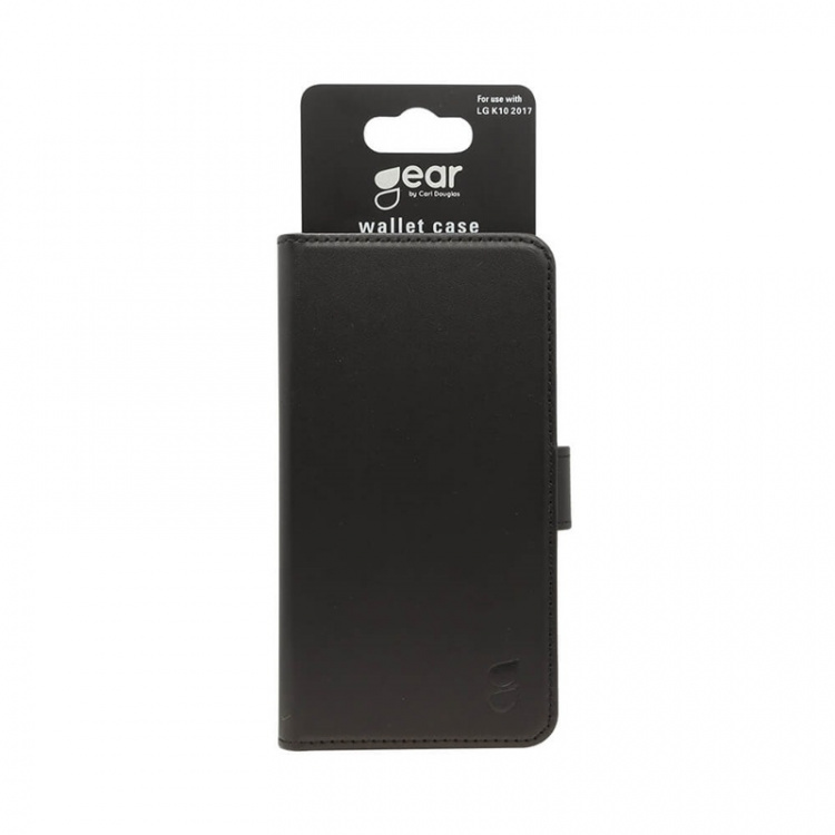 Gear Mobilfodral 3 Kortfack Svart - LG K10 (2017)