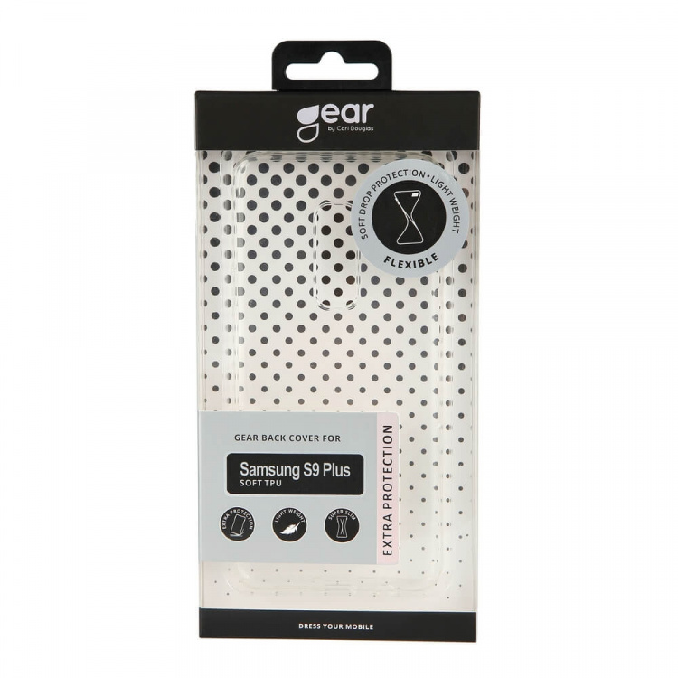Gear Mobilskal TPU Transparent - Samsung S9 Plus