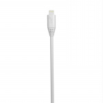 Gear Rund Laddkabel Lightning till USB-A 1m Vit MFI