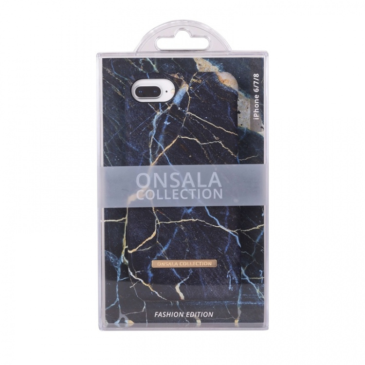 Onsala Mobilskal Soft Black Galaxy Marble - iPhone 6 / 7 / 8 / SE Onsala Mobilskal Soft Black Galaxy Marble - iPhone 6 / 7 / 8 / SE